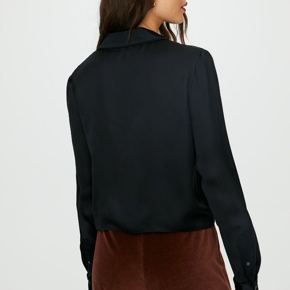 Aritzia Wilfred Tie-Front Blouse - Picture 7 of 7